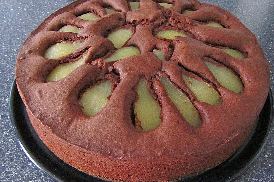 Birnen - Schokolade - Kuchen