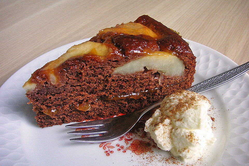 Birnen - Schokolade - Kuchen