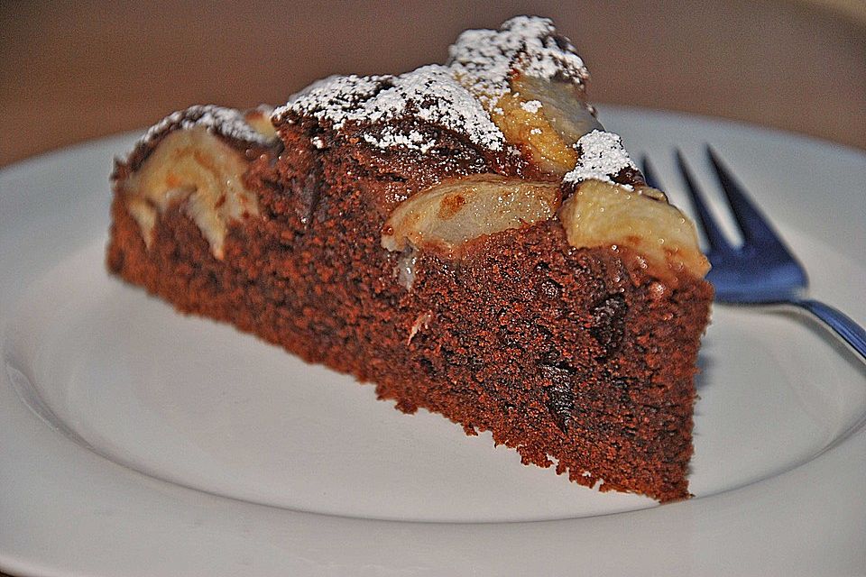 Birnen - Schokolade - Kuchen