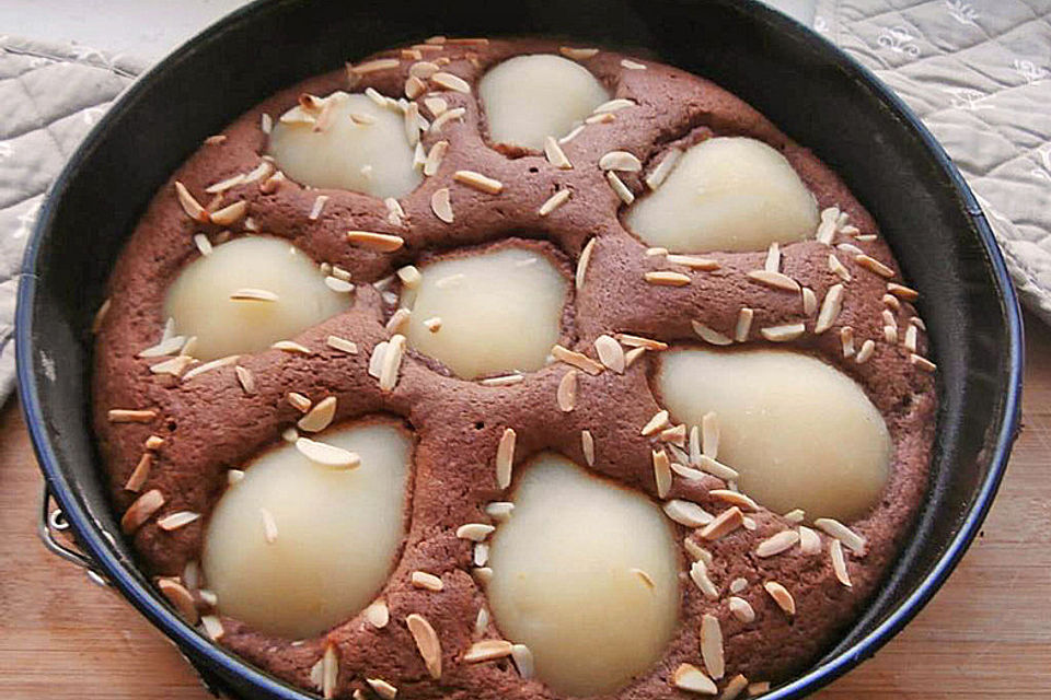 Birnen - Schokolade - Kuchen