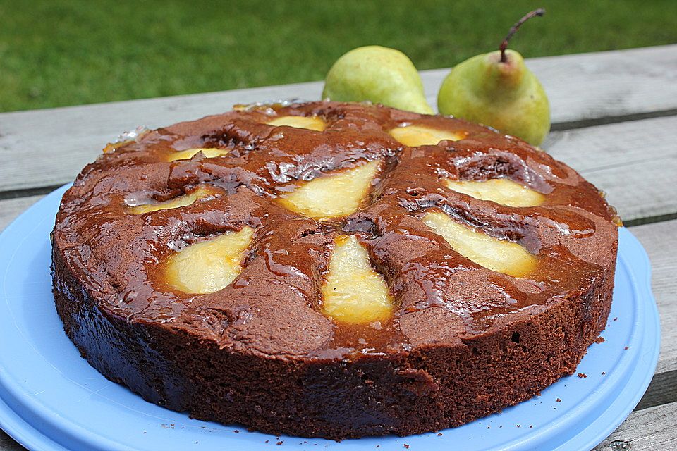 Birnen - Schokolade - Kuchen