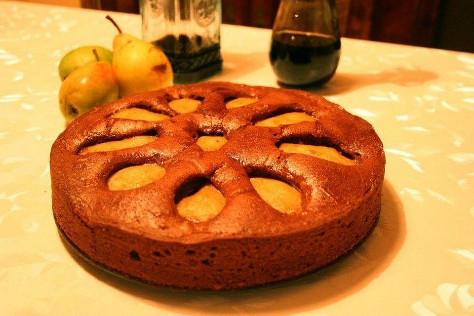 Birnen - Schokolade - Kuchen