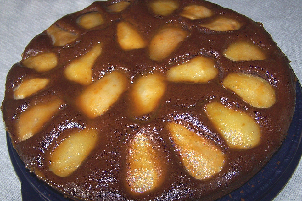 Birnen - Schokolade - Kuchen