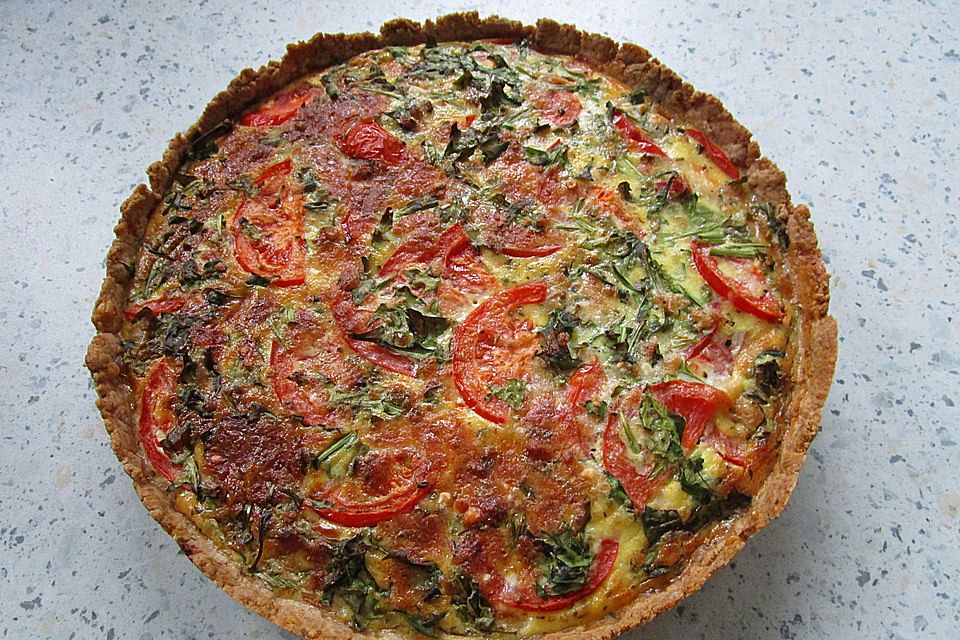 Tomaten - Rucola - Tarte