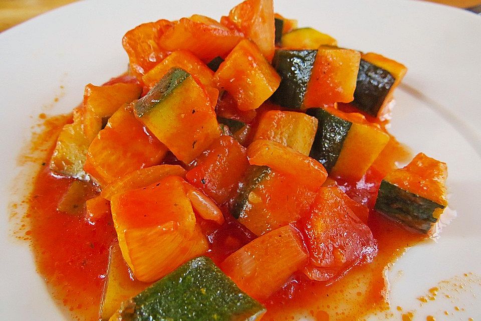 Zucchini - Tomaten - Gemüse