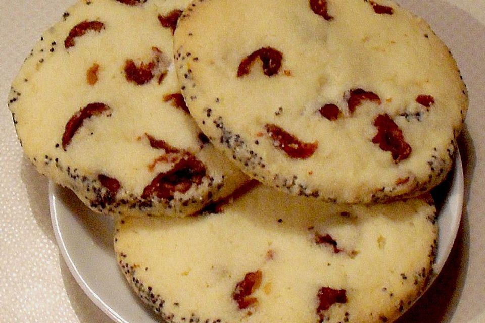 Cranberry  - Mohn - Cookies