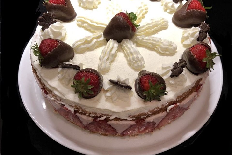 Erdbeertorte