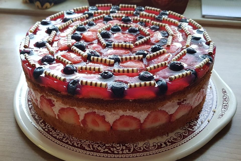 Erdbeertorte