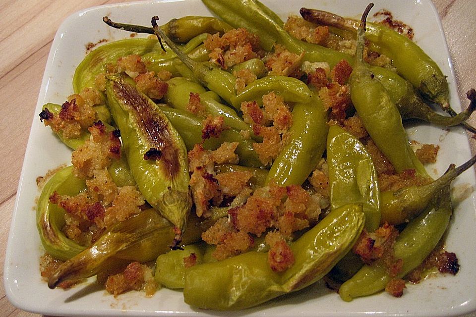 Gegrillte Peperoni