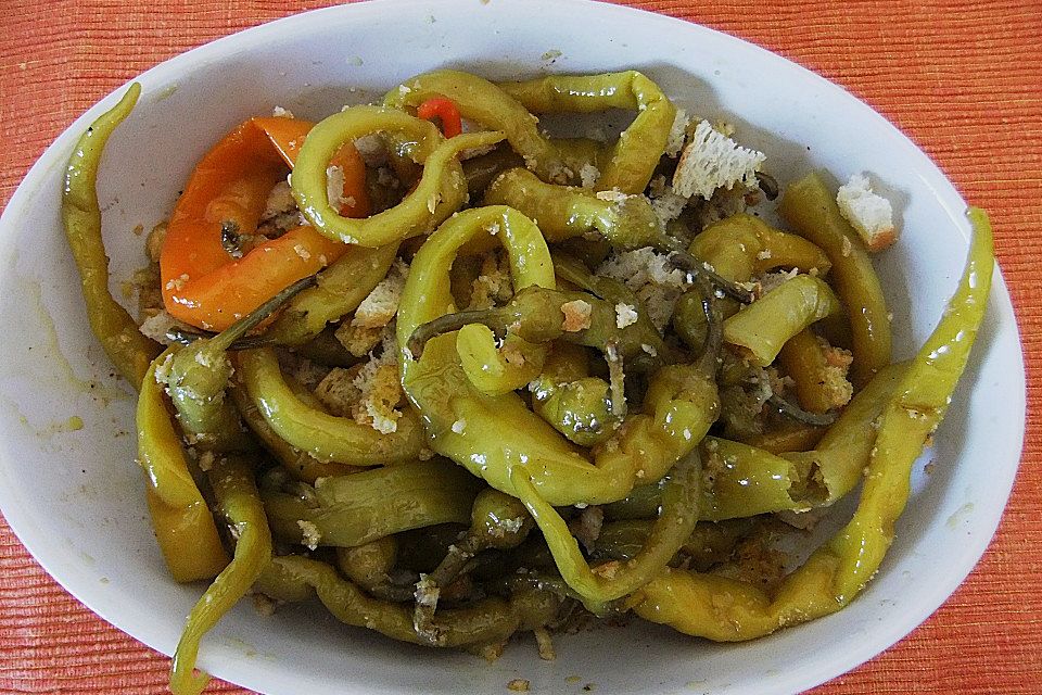 Gegrillte Peperoni