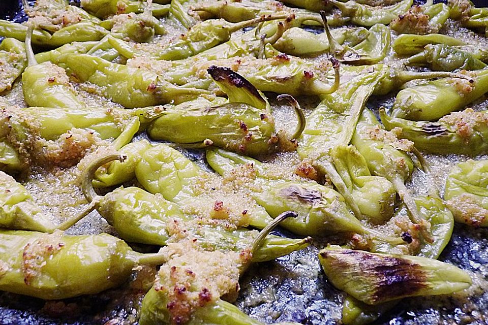 Gegrillte Peperoni