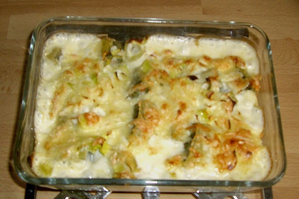 Überbackene Maultaschen