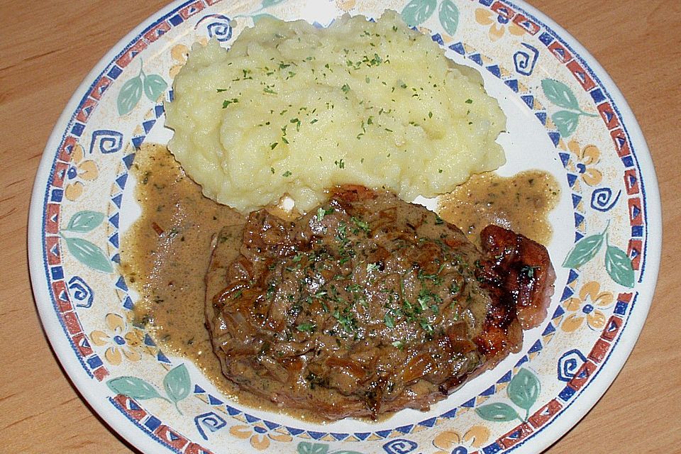 Kasseler mit Apfelsauce