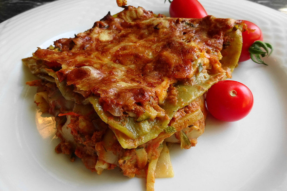 Zucchini - Champignon - Lasagne