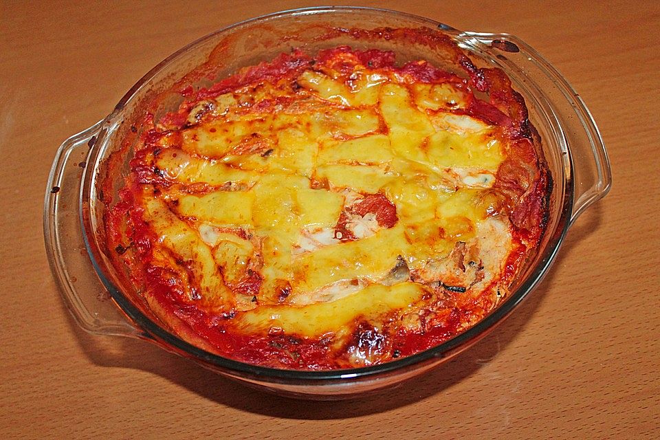 Zucchini - Champignon - Lasagne