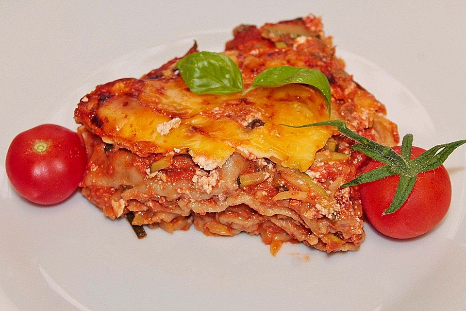 Zucchini - Champignon - Lasagne