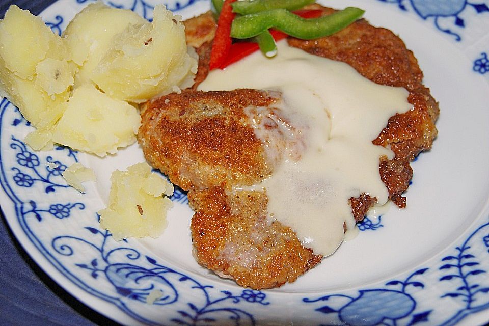 Kochkäse-Schnitzel