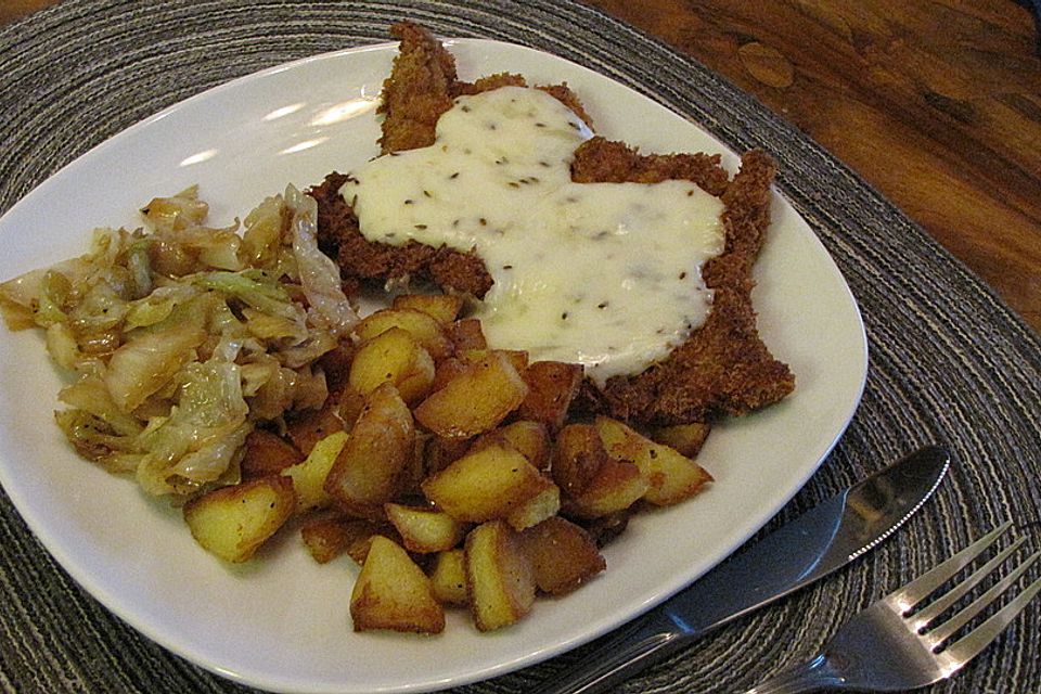 Kochkäse-Schnitzel