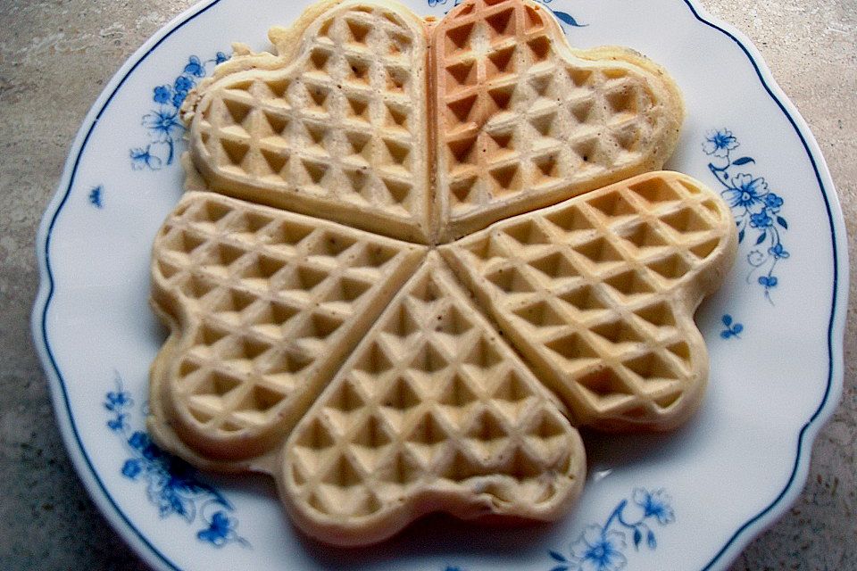 Sehr fettarme Waffeln