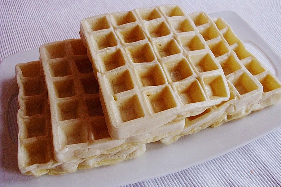 Sehr fettarme Waffeln