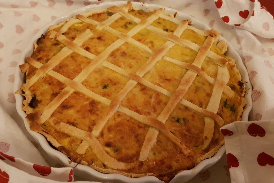 Kürbis - Zwiebel - Quiche