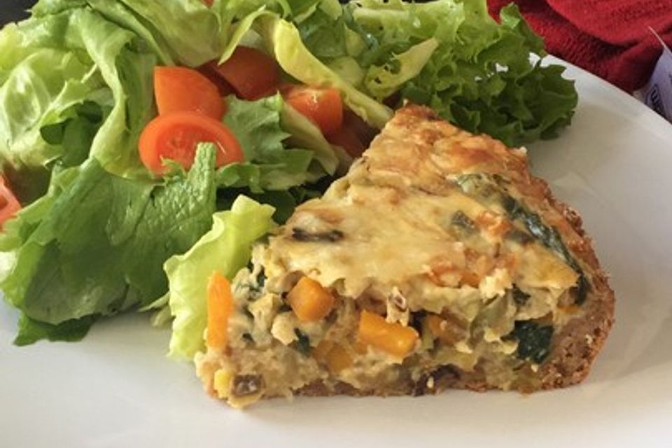 Kürbis - Zwiebel - Quiche