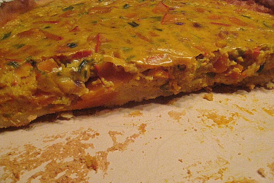 Kürbis - Zwiebel - Quiche