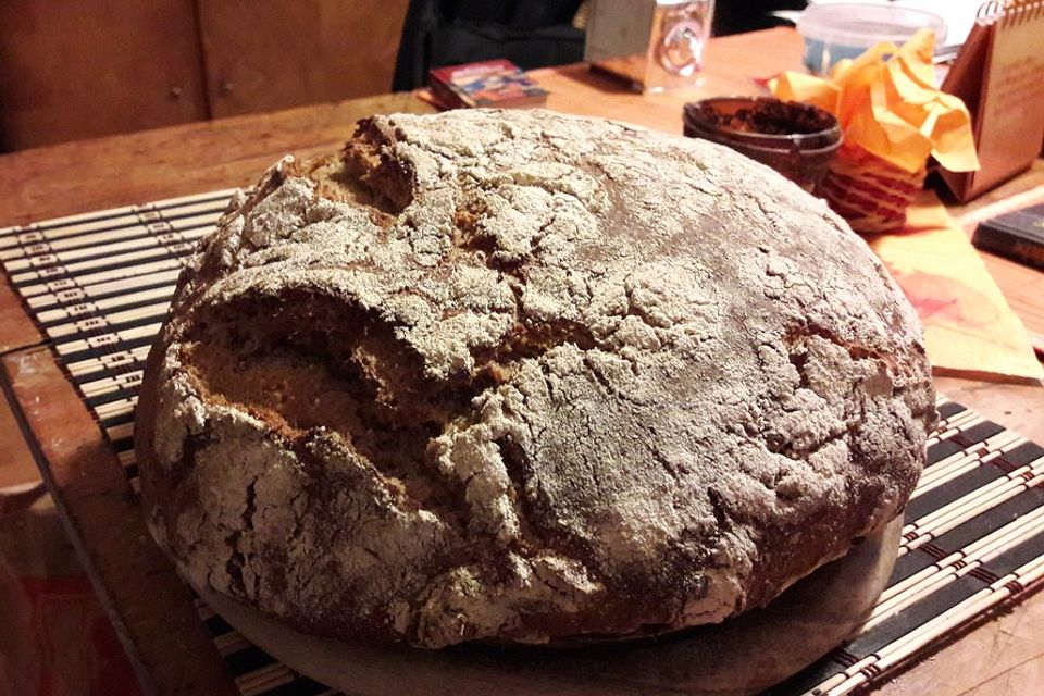 Bierbrot mit Sauerteig