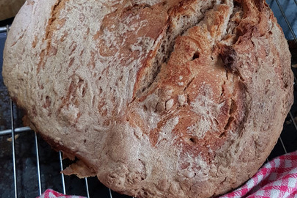 Bierbrot mit Sauerteig