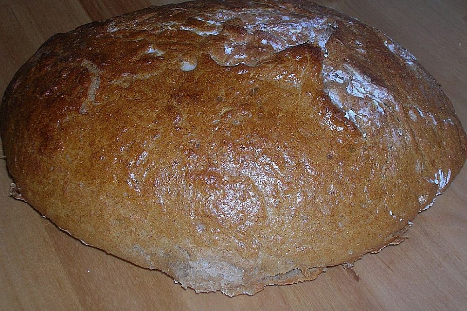 Bierbrot mit Sauerteig