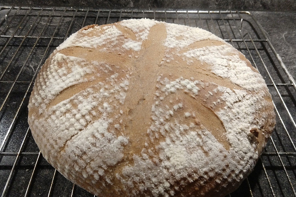 Bierbrot mit Sauerteig