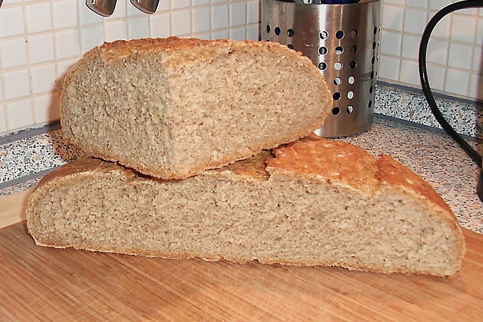 Bierbrot mit Sauerteig