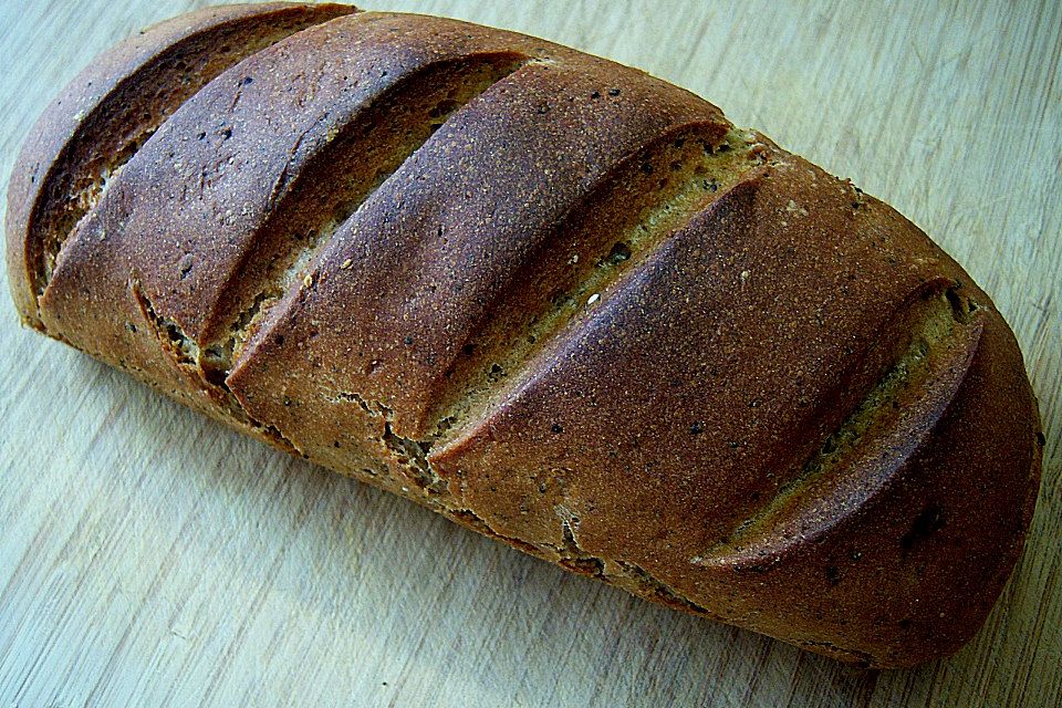 Bierbrot mit Sauerteig