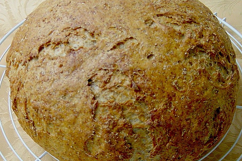 Bierbrot mit Sauerteig