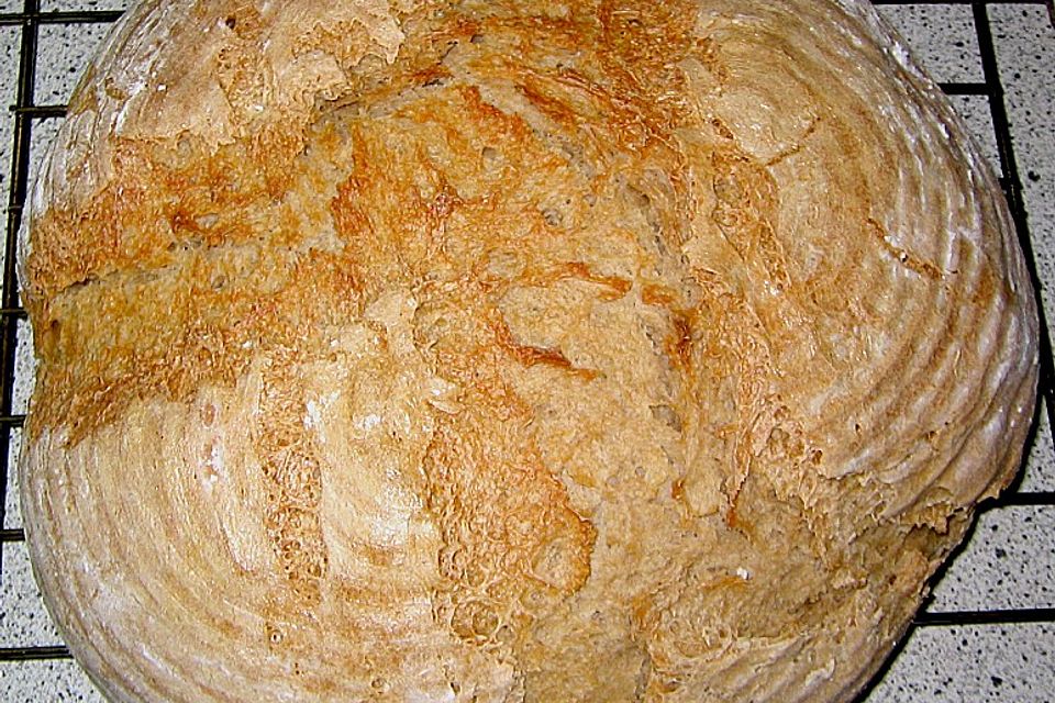 Bierbrot mit Sauerteig