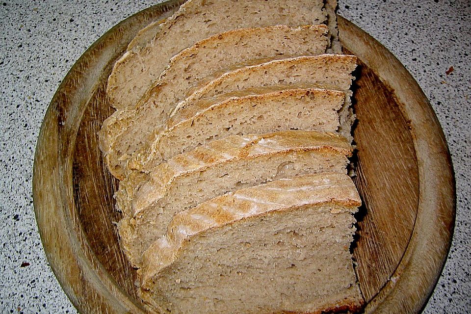 Bierbrot mit Sauerteig