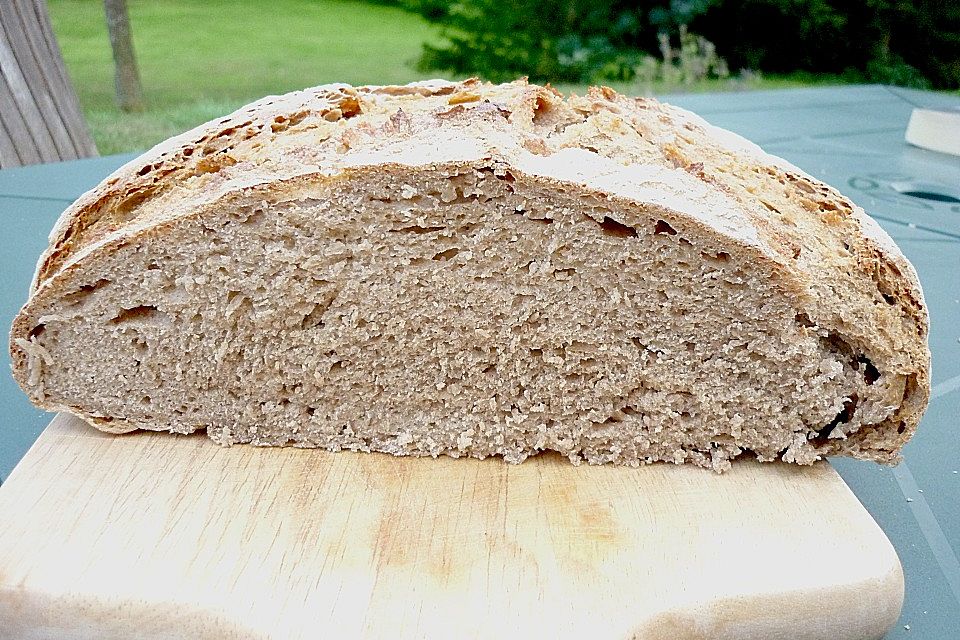 Bierbrot mit Sauerteig