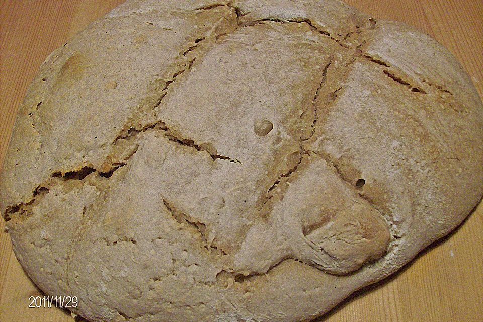 Bierbrot mit Sauerteig