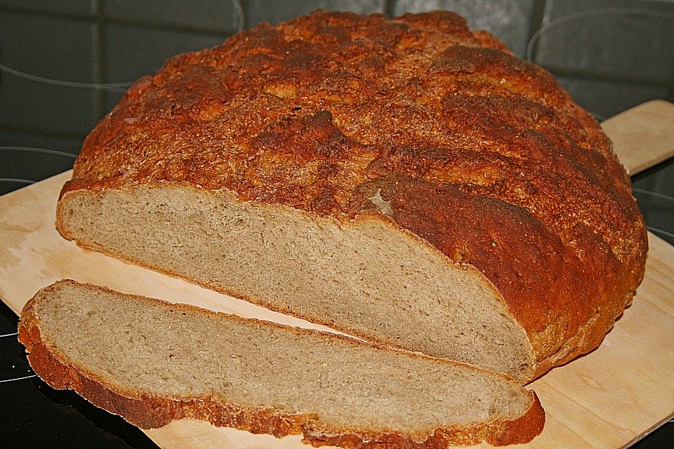 Bierbrot mit Sauerteig