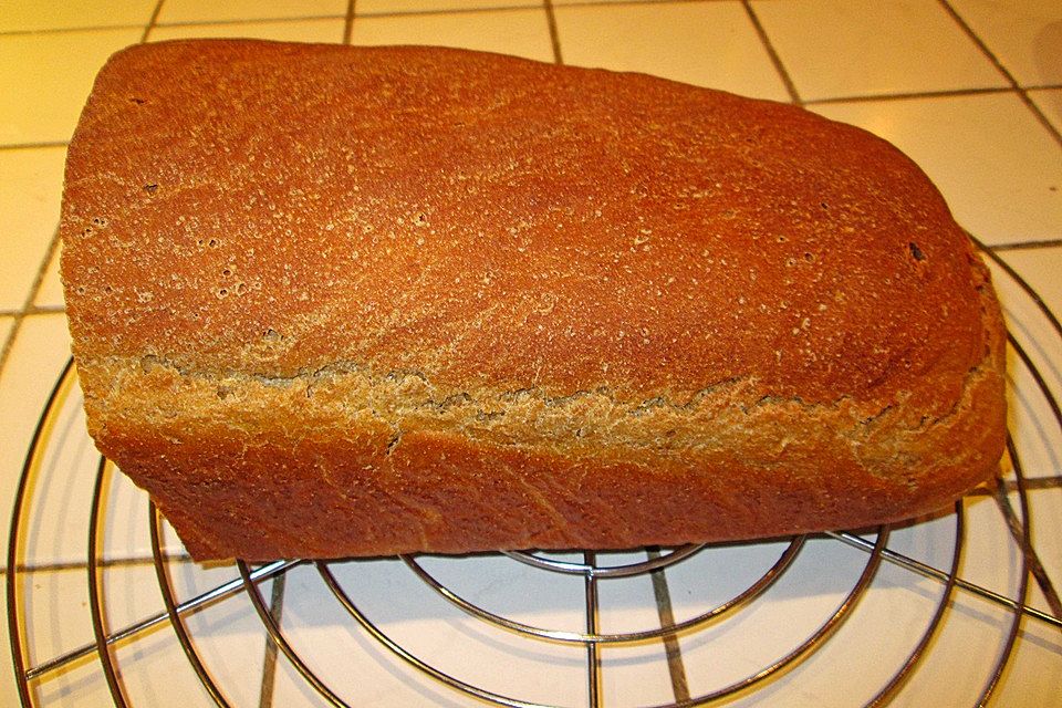 Bierbrot mit Sauerteig