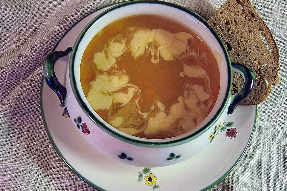 Kartoffel-Karotten-Senf-Suppe