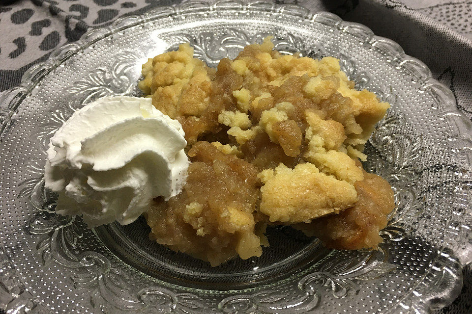 Apfel Crumble