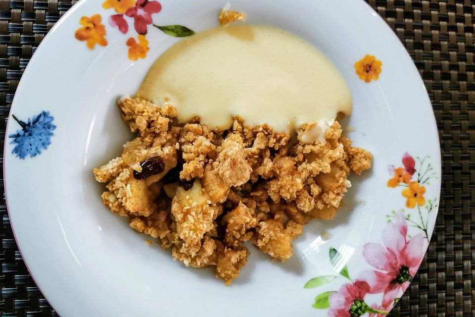 Apfel Crumble