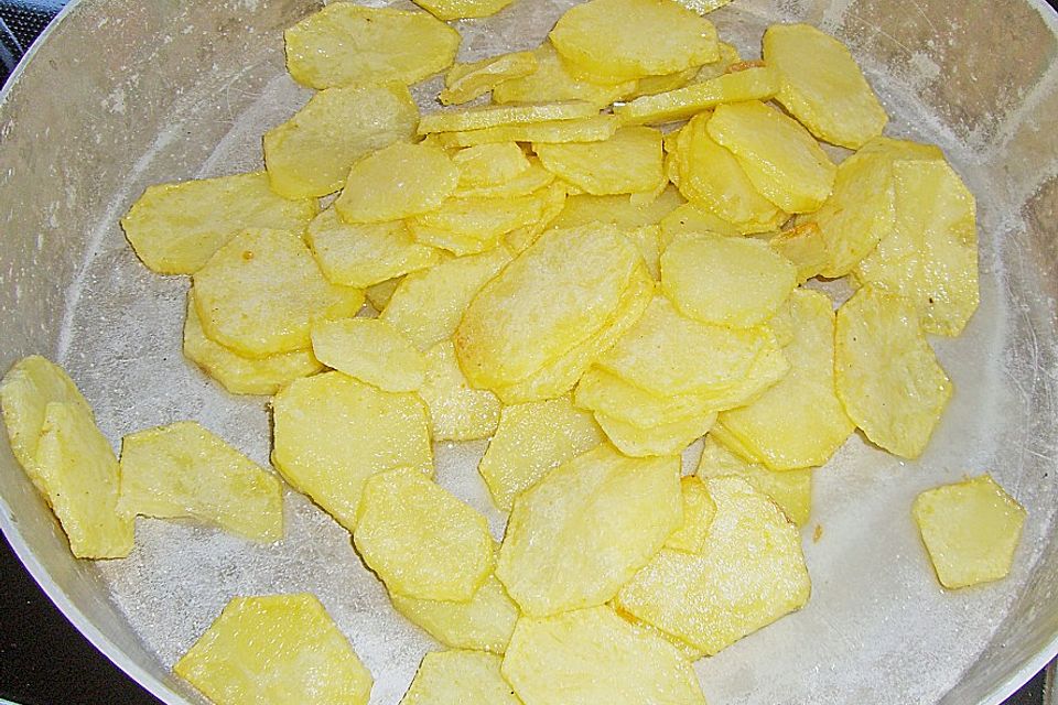 Frittierte Kartoffelchips