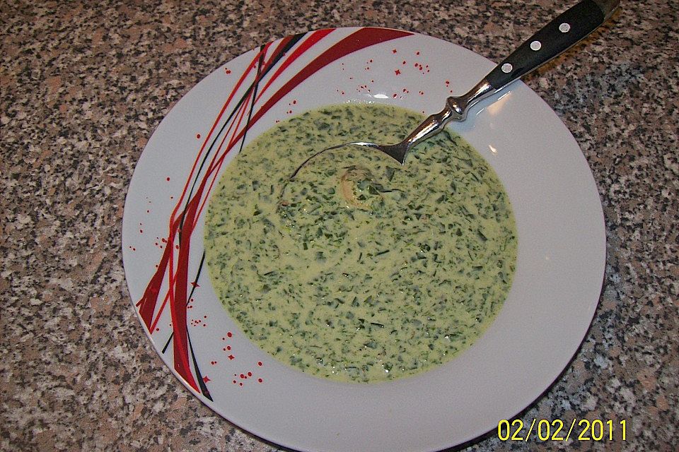 Spinatsuppe