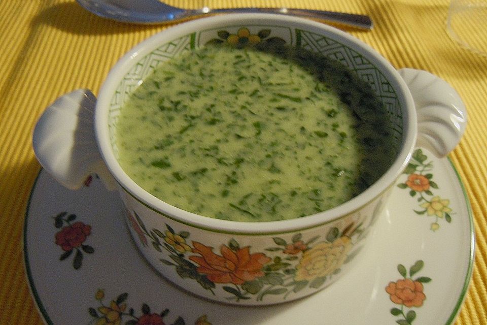 Spinatsuppe