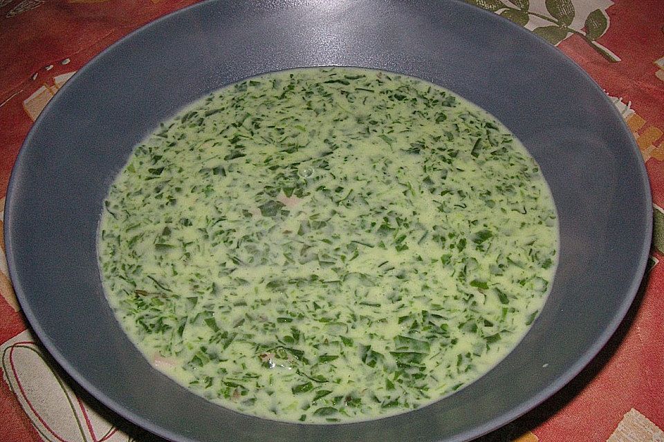 Spinatsuppe