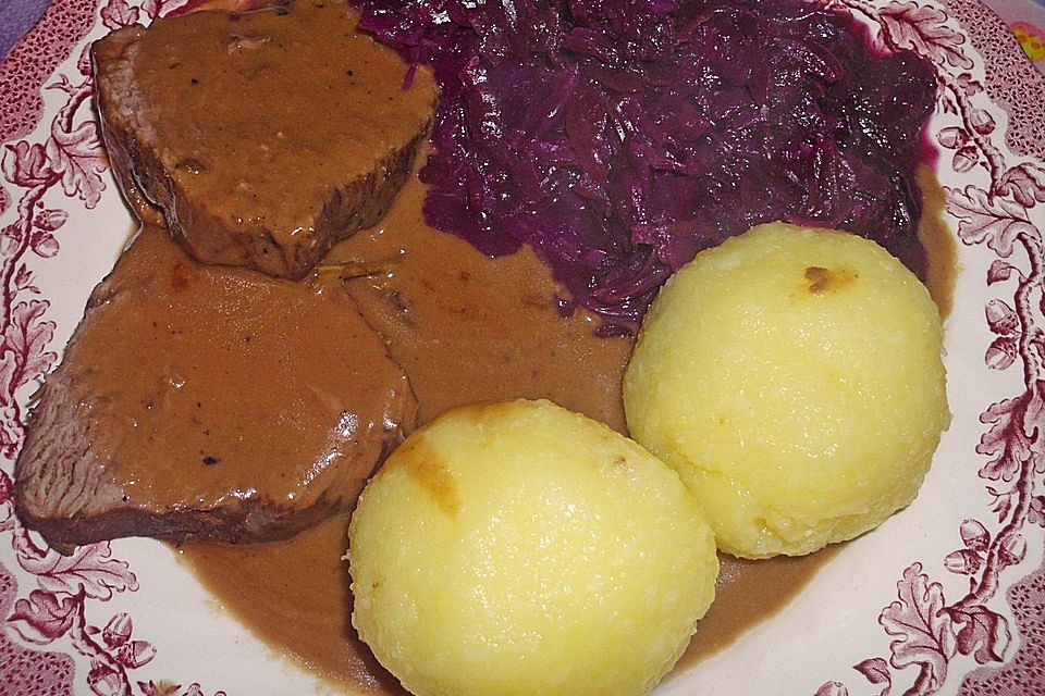 Rosmarin - Schmorbraten mit Steinpilzsauce