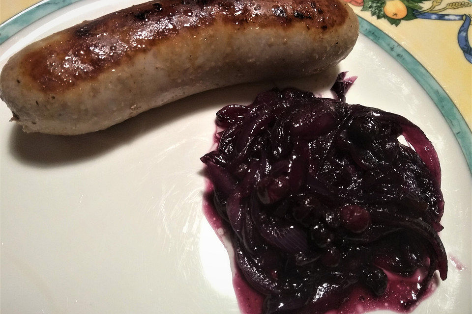 Rote Zwiebel - Blaubeer - Confit