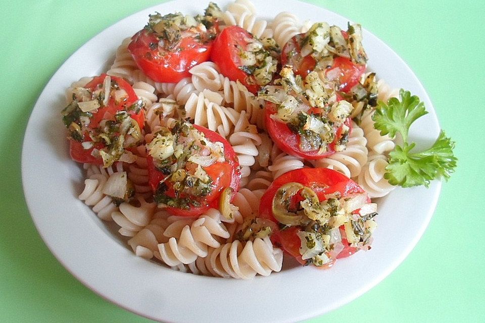 Pasta mit Ofentomaten